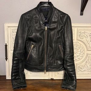 J Crew - 100% leather jacket
